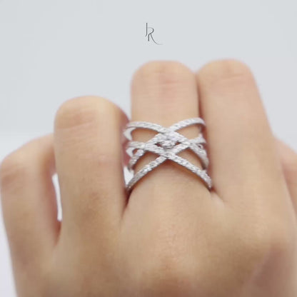 Criss Cross Ring