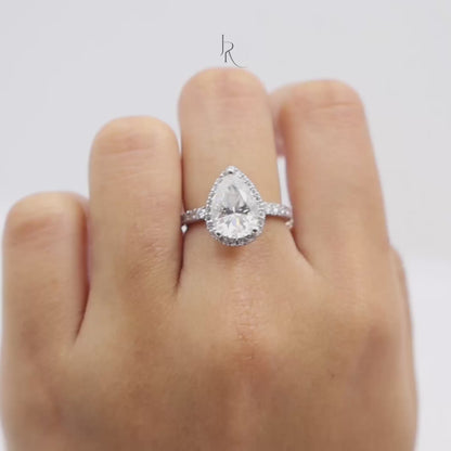 Halopear Ring