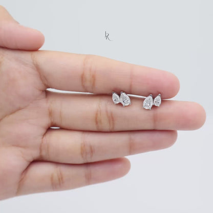Luna Twin Drop Earrings