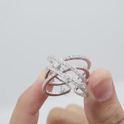 Criss Cross Ring